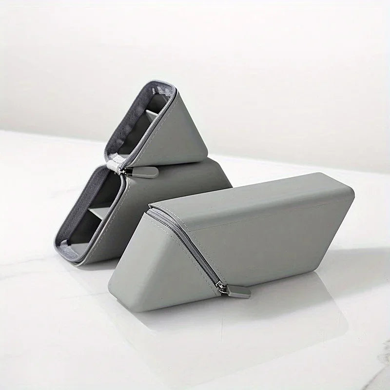 Foldable Silicone Pen Holder – Desktop Stationery Organizer
