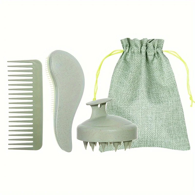 Soft Silicone Scalp Massager & Shampoo Brush