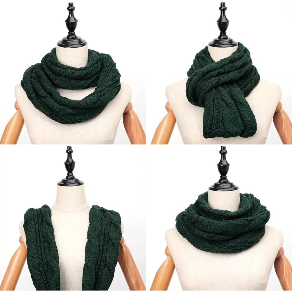 Women's Warm Winter Neck Scarf – Windproof Cozy Neck Warmer