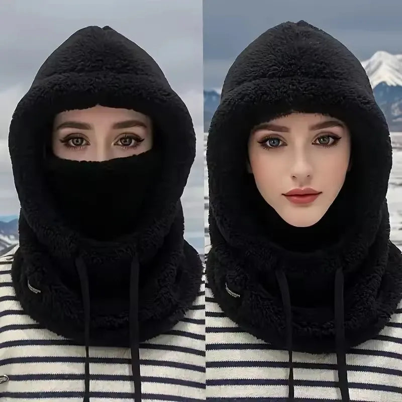 Women's Warm Thermal Balaclava – Windproof Winter Ski Hood
