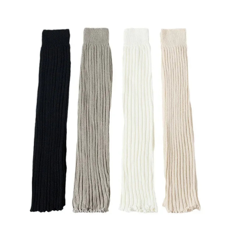 Women's Knitted Leg Warmers – Soft Cozy Winter Boot Socks