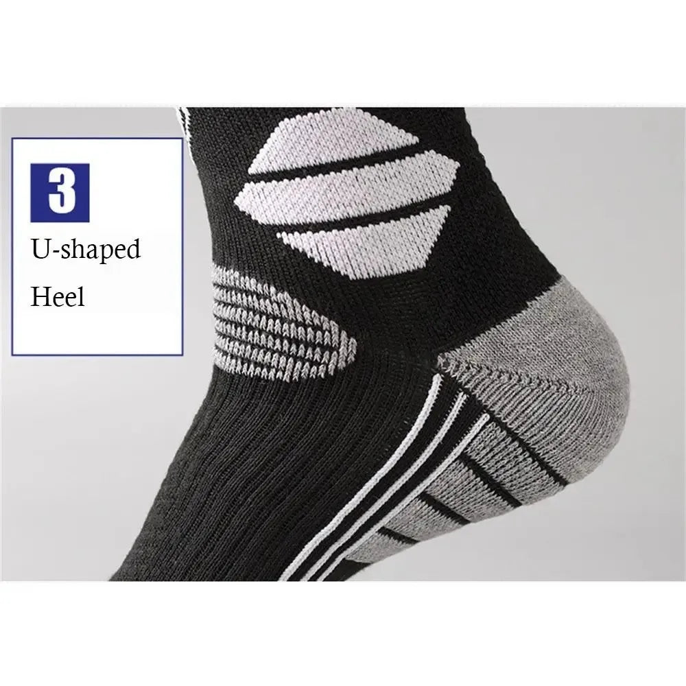 Winter Thermal Ski Socks – Warm Anti-Slip Compression Socks