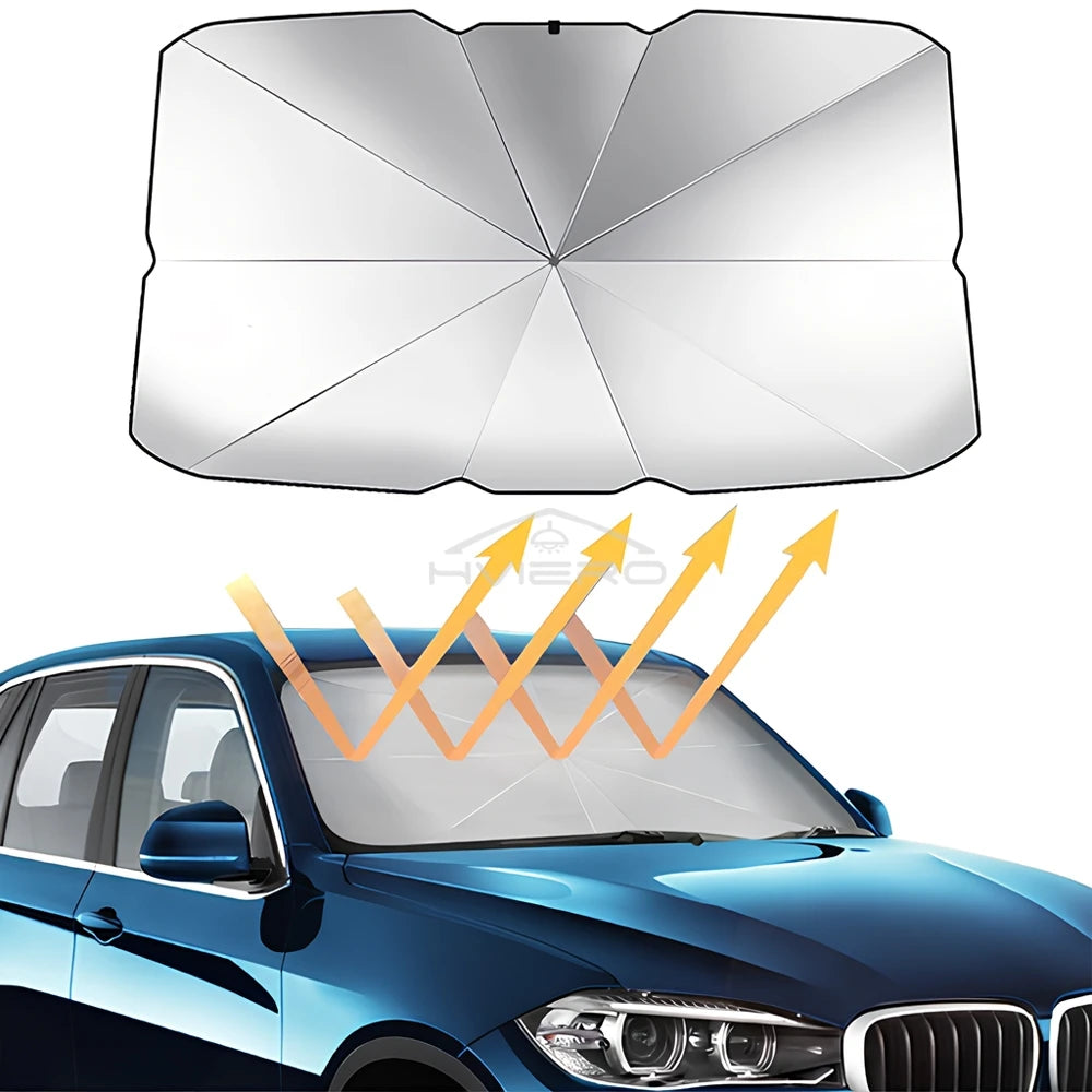 Foldable Car Windshield Sunshade – UV & Heat Protection Cover