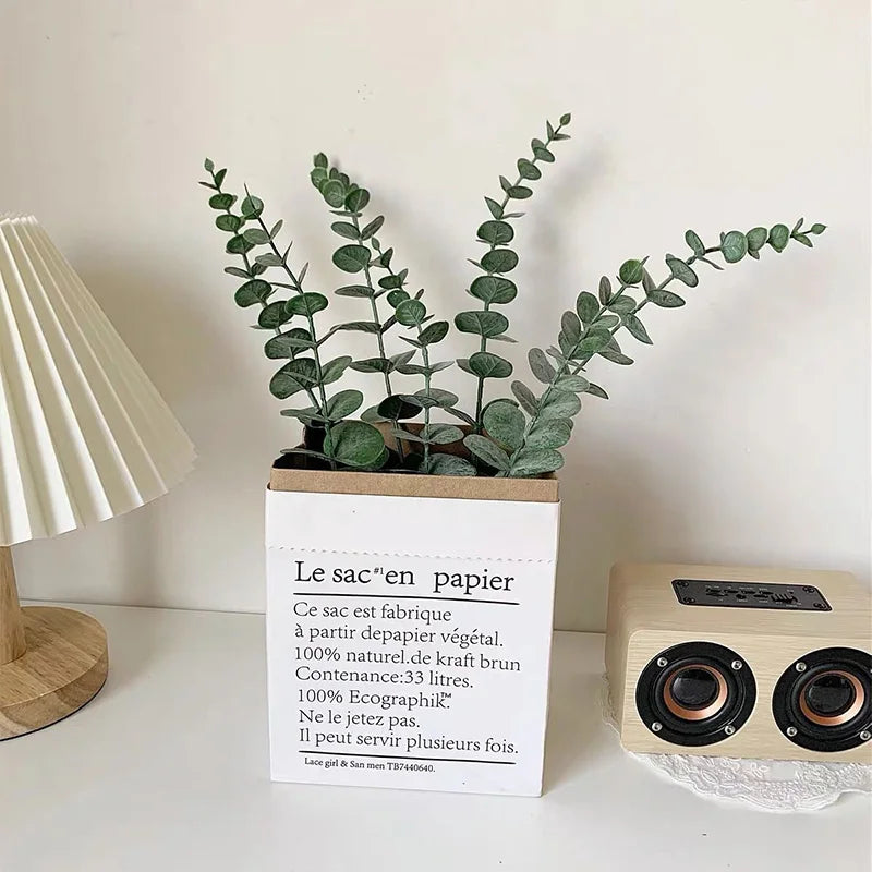 Artificial Eucalyptus Stems – Realistic Green Leaves for Home & Wedding Decor