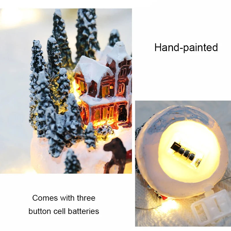 Christmas LED Night Light Mini Luminous House Decoration