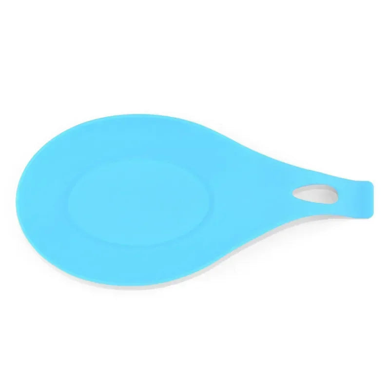 Heat Resistant Silicone Spoon Rest Mat – Kitchen Utensil Holder