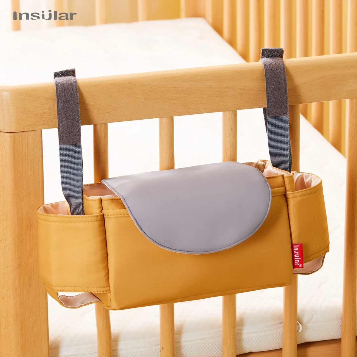 Multifunctional Stroller Organizer Bag – Compact Mommy Diaper Storage Pouch