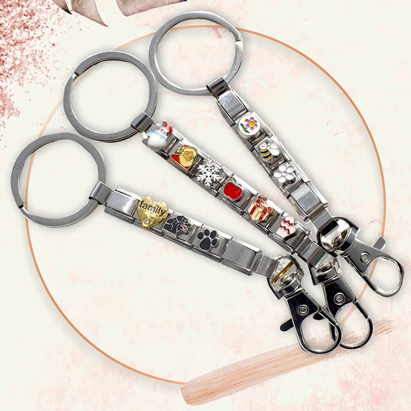 Stainless Steel Chain Keychain for Men & Women