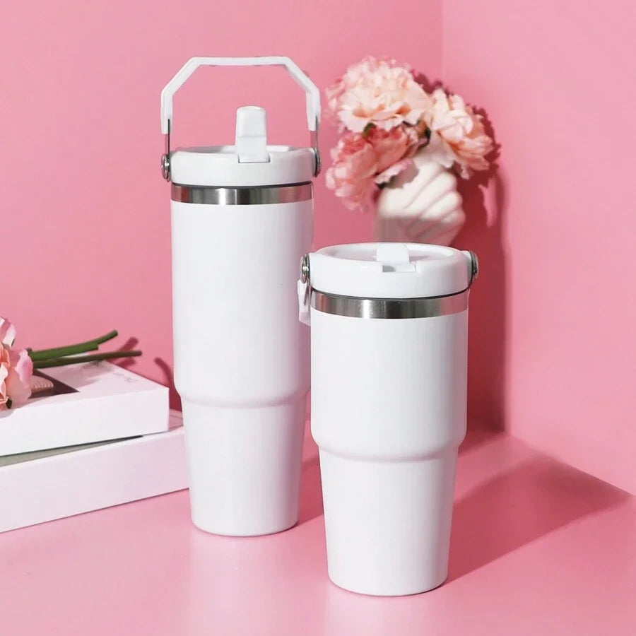 Stainless Steel Insulated Tumbler with Handle