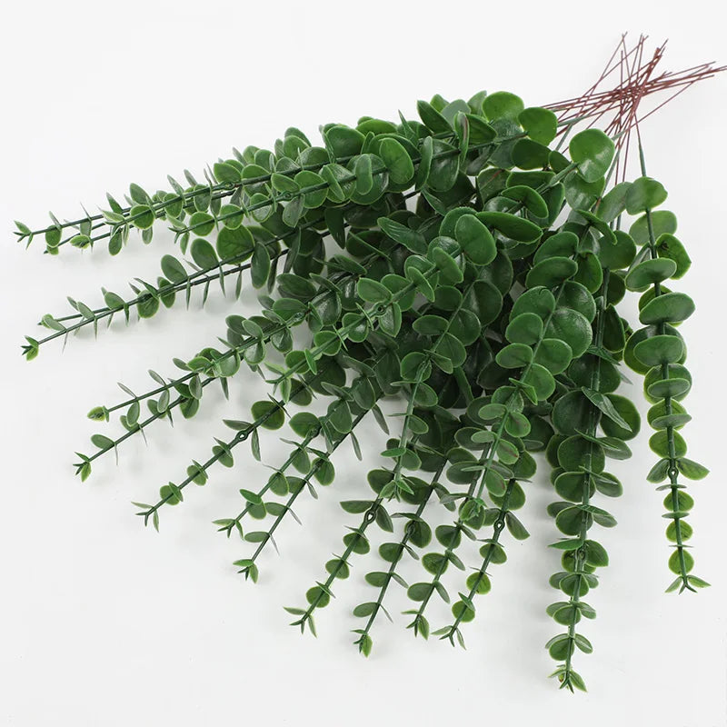 Artificial Eucalyptus Stems – Realistic Green Leaves for Home & Wedding Decor