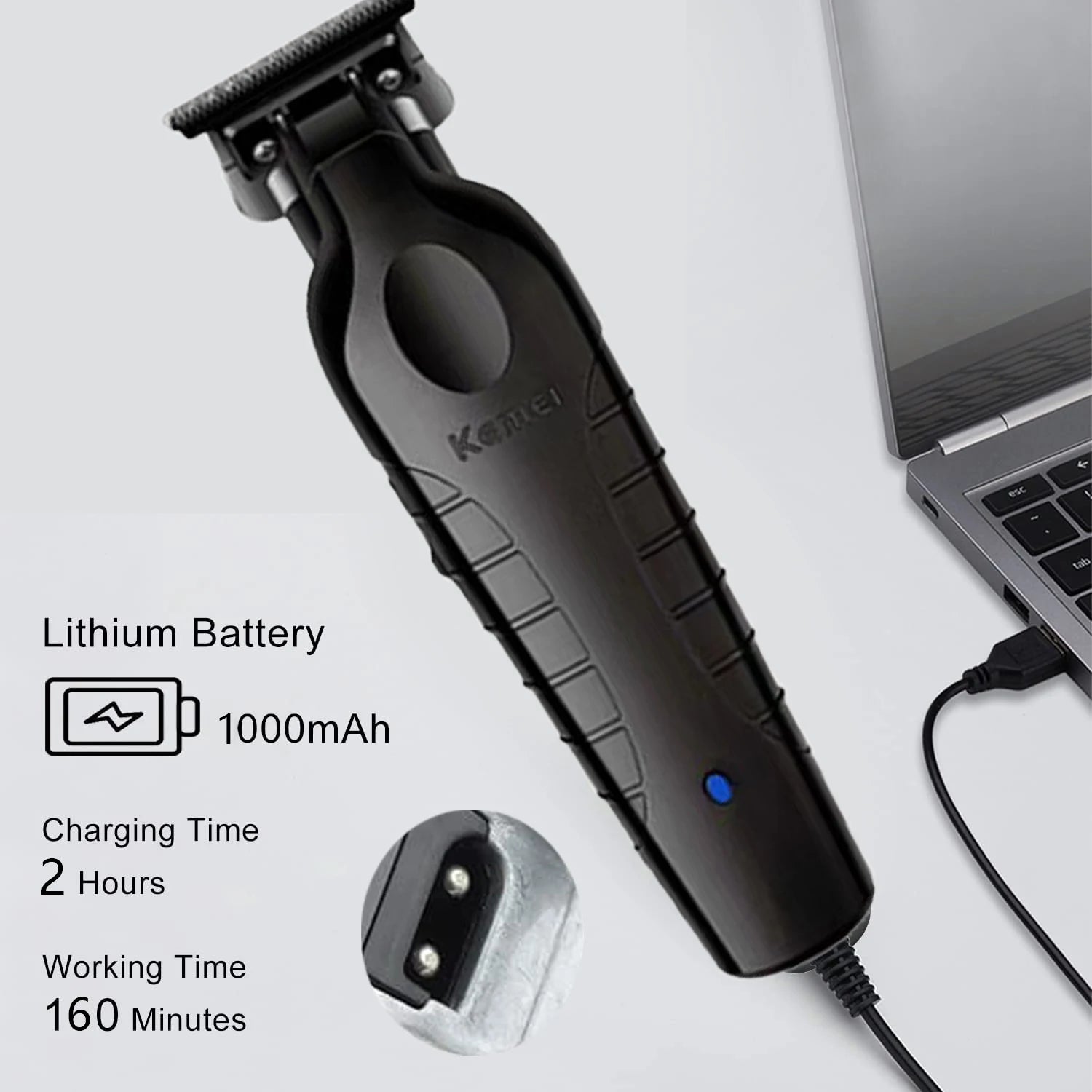 Kemei KM-2299 Rechargeable Professional Hair Clipper