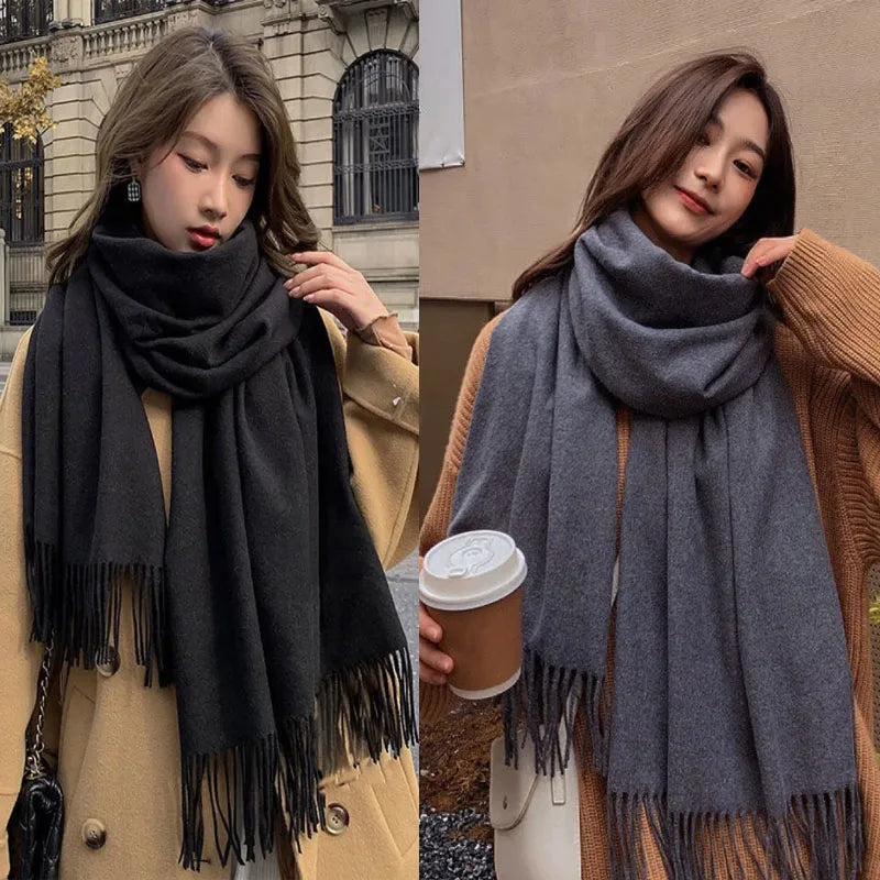 Women's Elegant Winter Scarf – Soft Warm Long Shawl