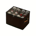 Foldable Oxford Fabric Shoe Organizer – Closet Storage Box