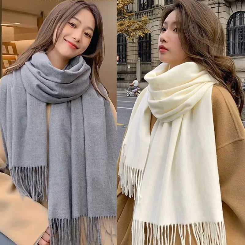 Women's Elegant Winter Scarf – Soft Warm Long Shawl