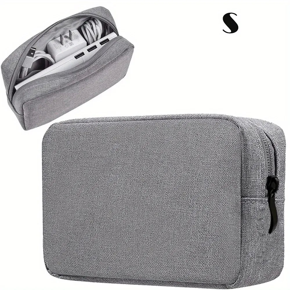 Travel Cable Organizer Bag – Portable Electronics & Cord Storage Pouch