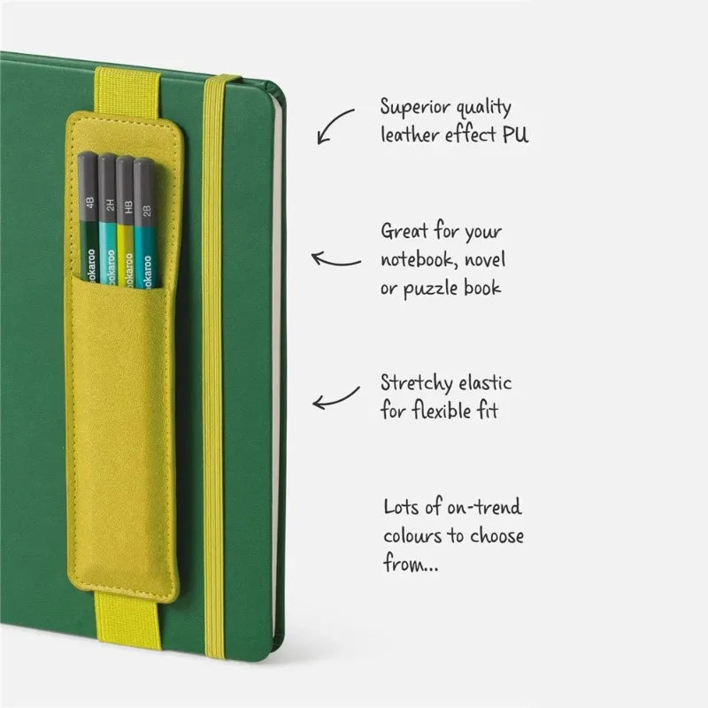 Elastic Pen Holder Pouch for Notebook & Journal
