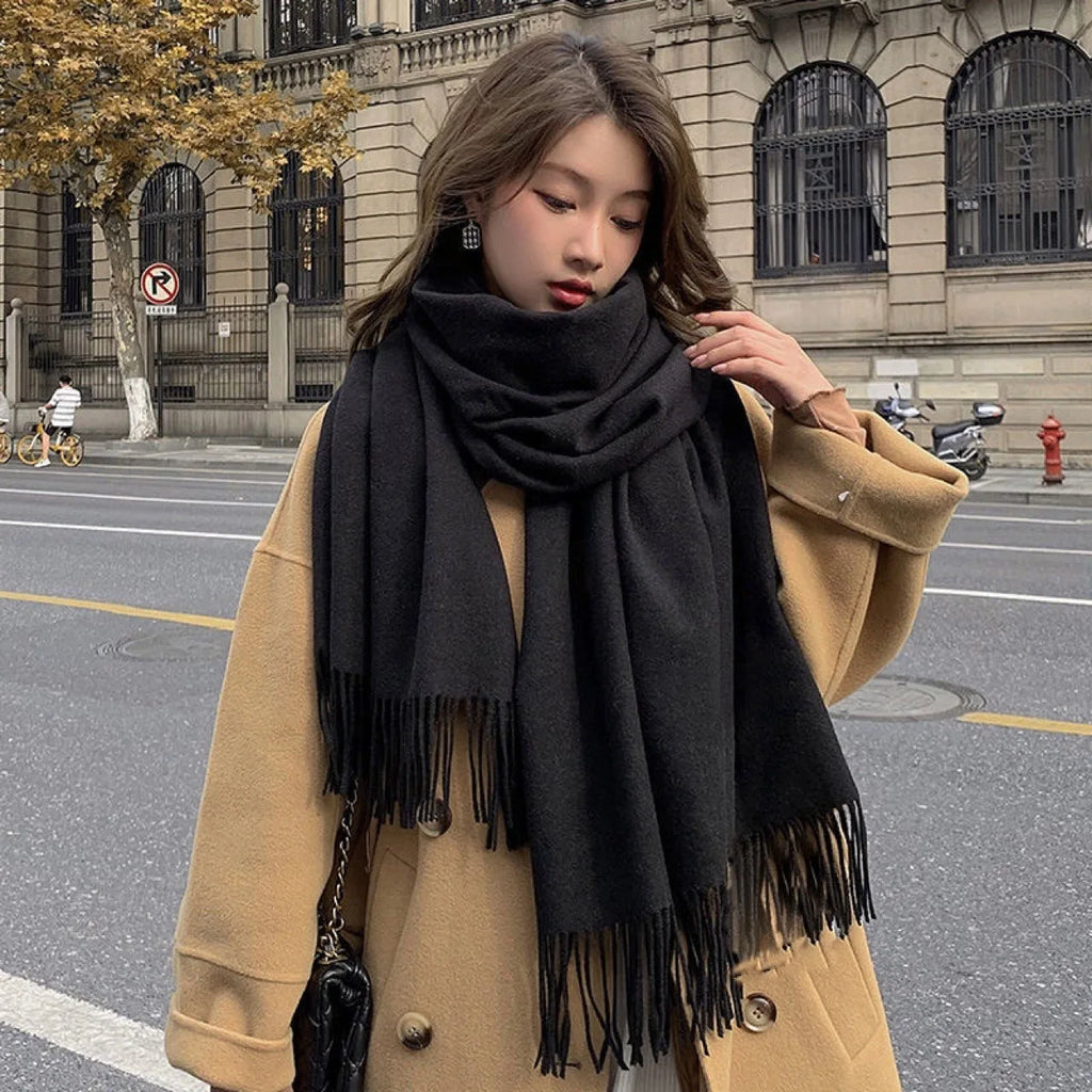 Women's Elegant Winter Scarf – Soft Warm Long Shawl