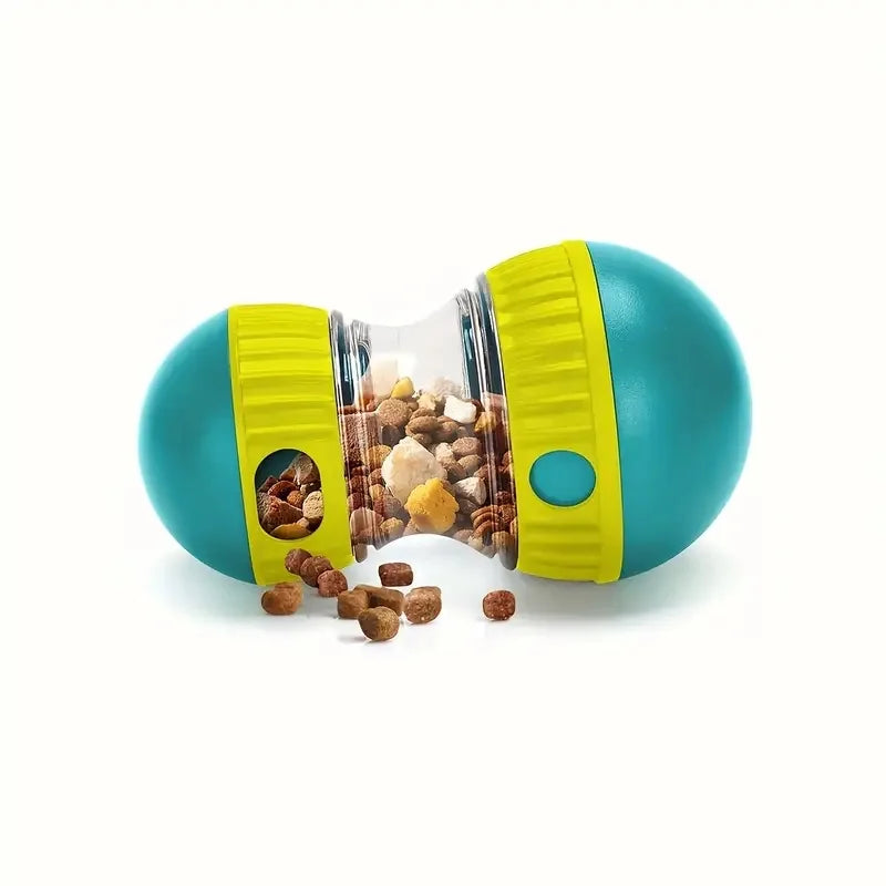 Interactive Rolling Dog Treat Dispenser Toy