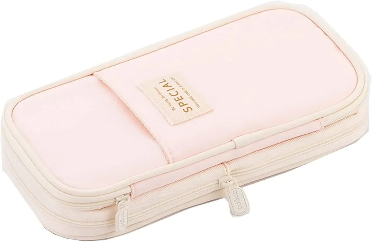 Macaron Color Large Capacity Double-Layer Pencil Case
