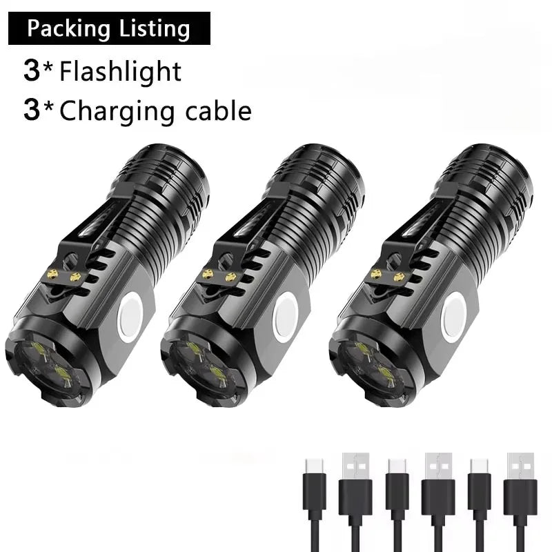 Rechargeable LED Flashlight with Strong Light