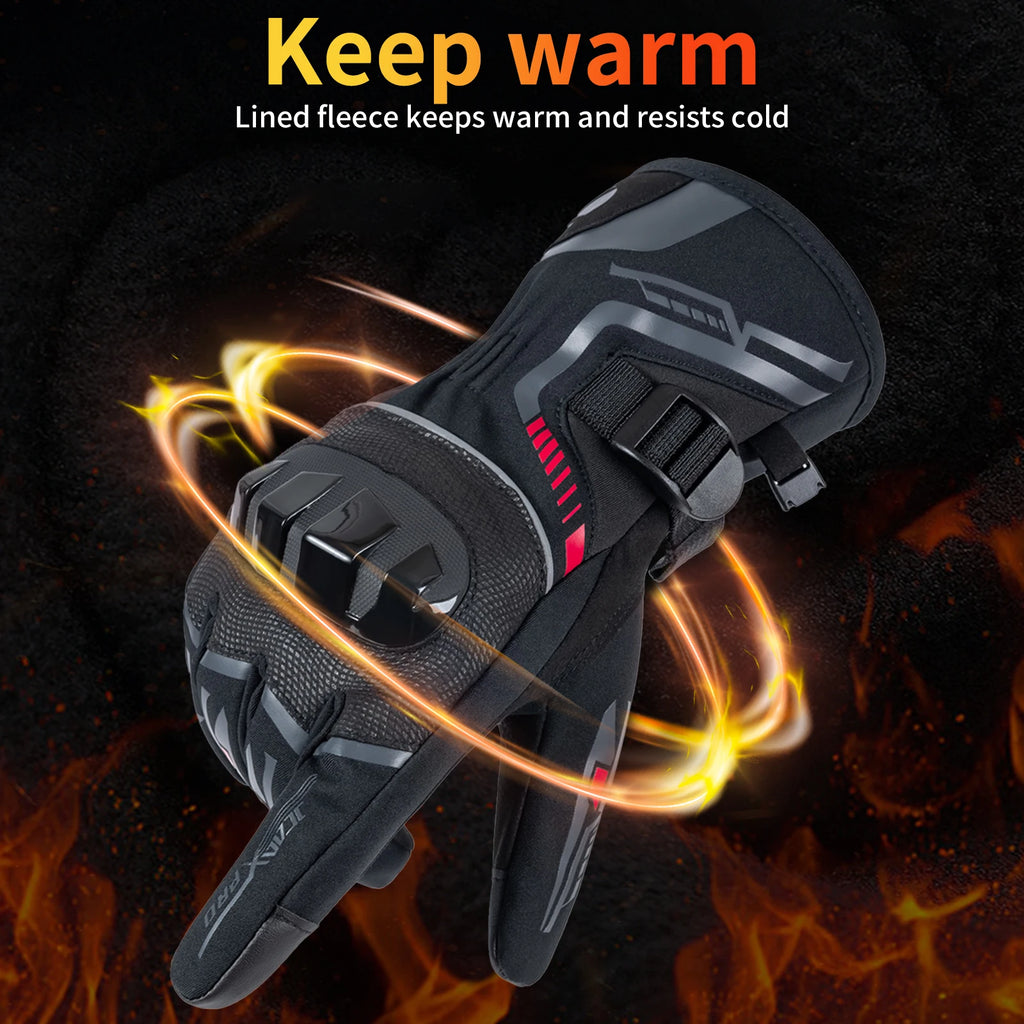 Waterproof Thermal Winter Gloves – Warm Outdoor Motorcycle Gloves