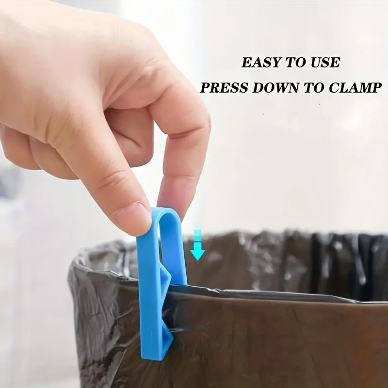 Trash Bag Holder Clips – Non-Slip Garbage Bin Clips