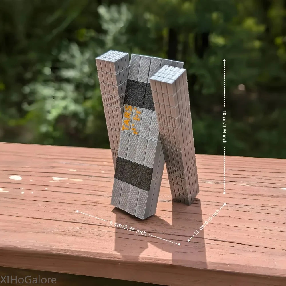 Interstellar TARS Robot 3D Printed Model – Sci-Fi Desk Decor