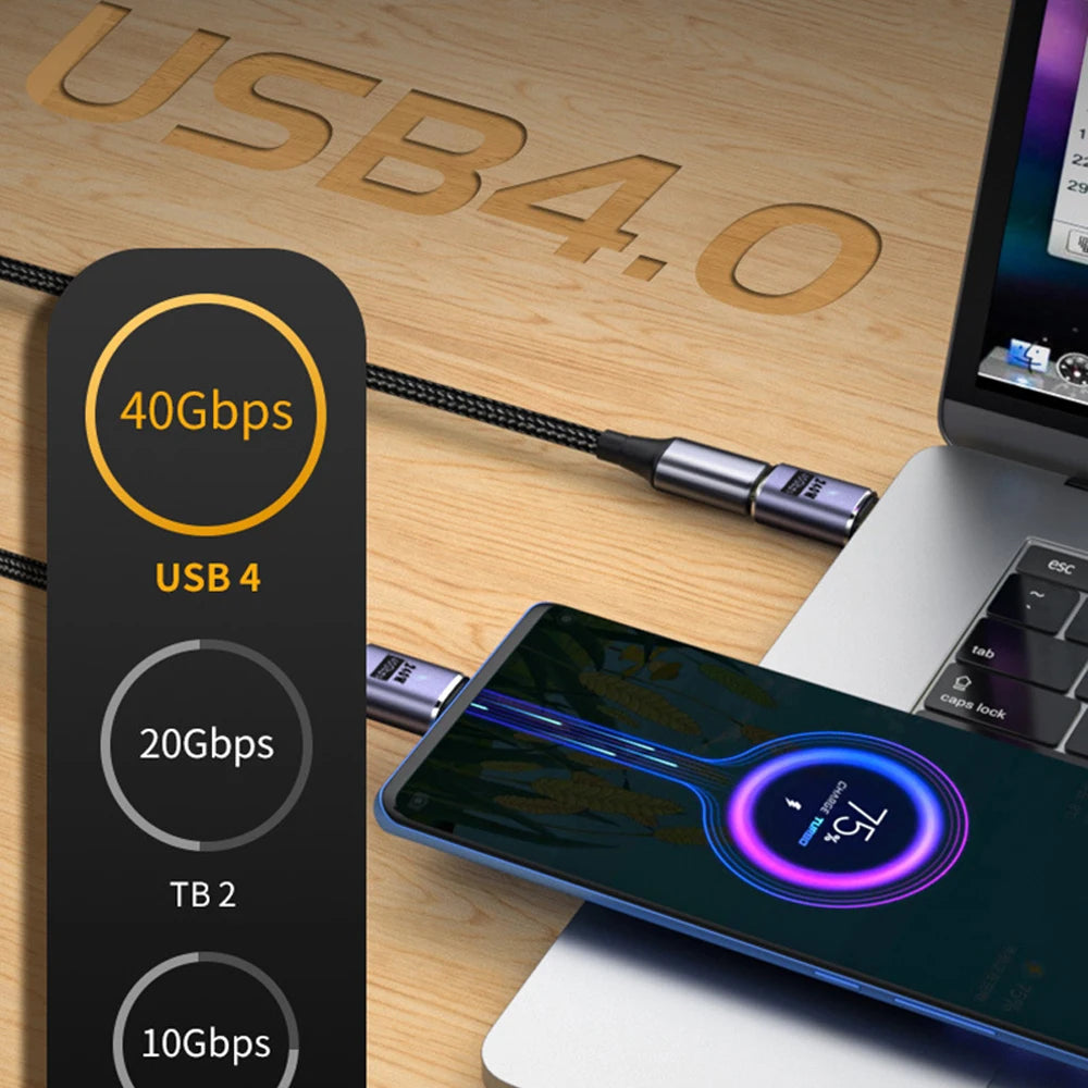 USB4 40Gbps USB-C Adapter Thunderbolt 3/4 240W