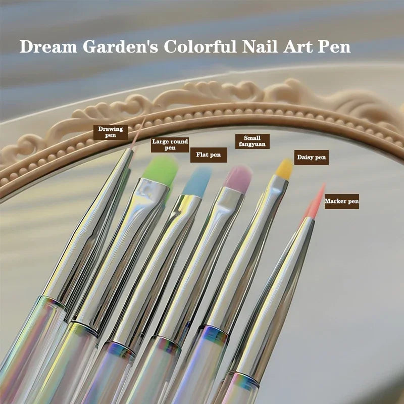 Fine Detail Nail Art Brush Set for Precision Nail Design