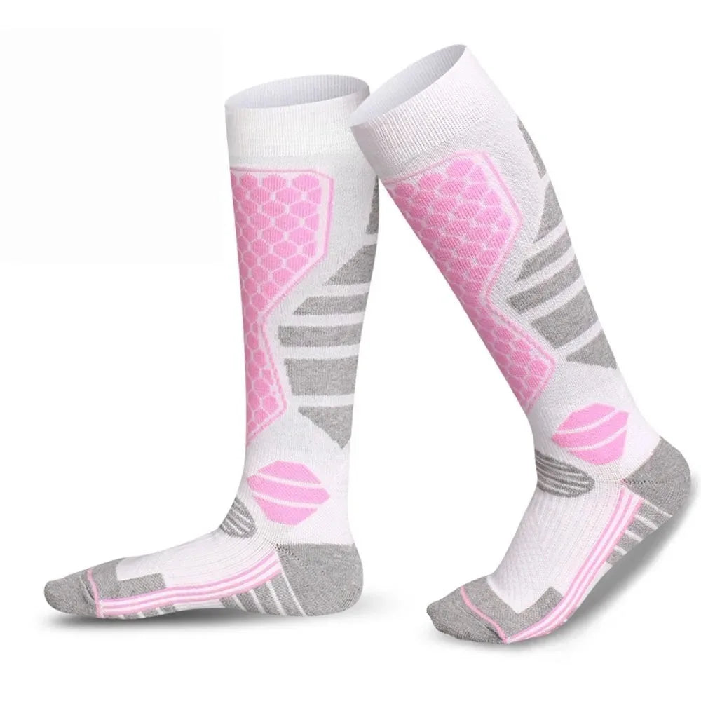 Winter Thermal Ski Socks – Warm Anti-Slip Compression Socks