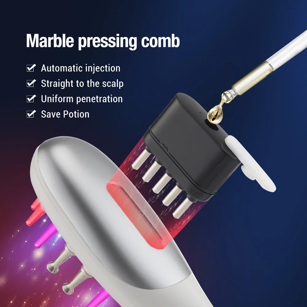 Electric Red Light Scalp Massager Comb