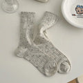 Women's Polka Dot Cotton Crew Socks – Soft Casual Everyday Socks