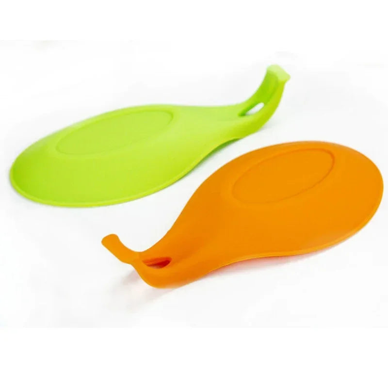 Heat Resistant Silicone Spoon Rest Mat – Kitchen Utensil Holder