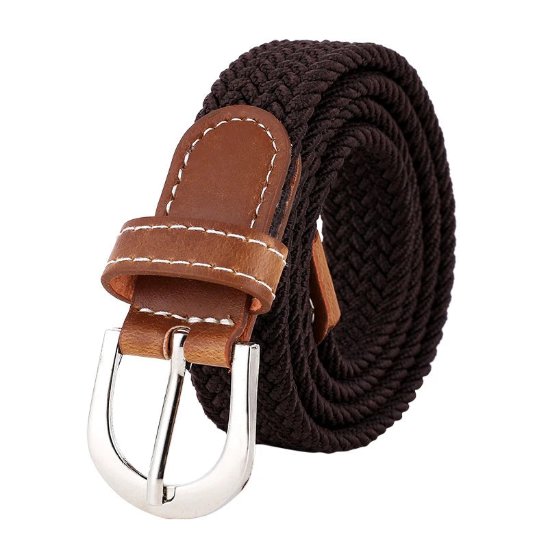 Women's Stretch Woven Elastic Waist Belt