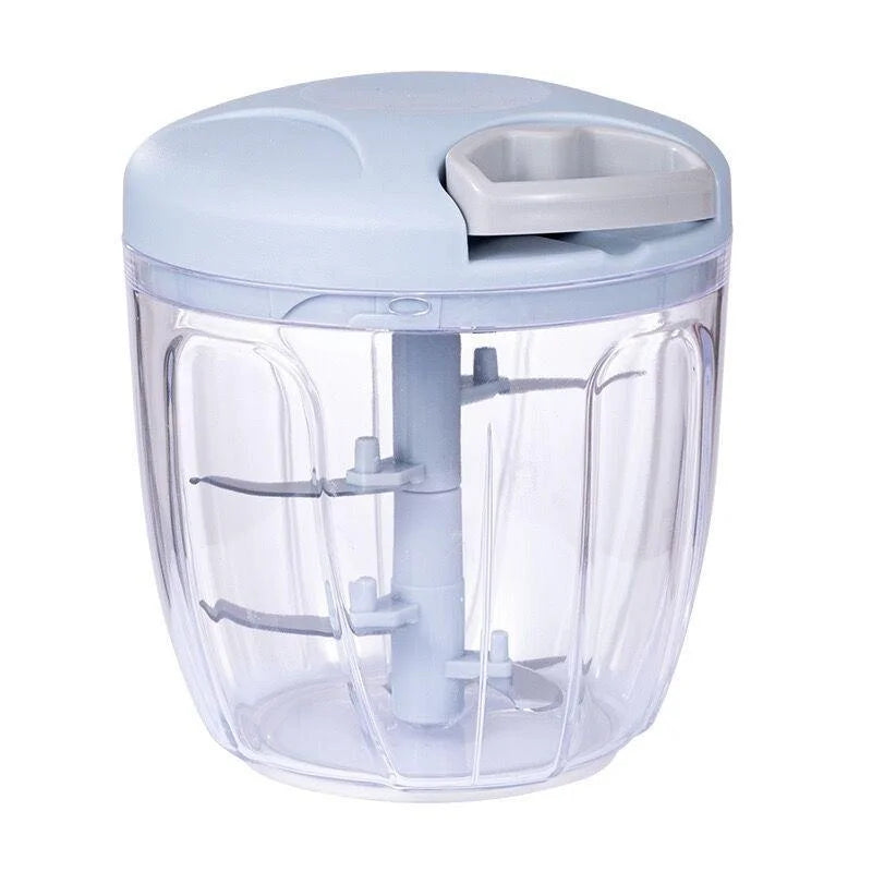 Manual Food Chopper – Mini Vegetable & Garlic Press Cutter