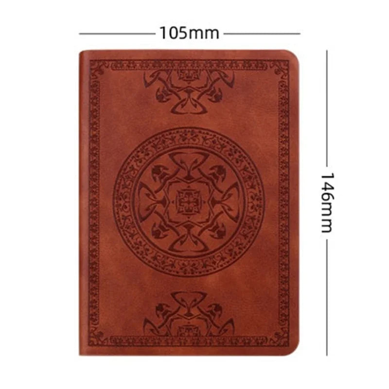 Vintage Leather Notebook – Portable Writing Journal & Diary