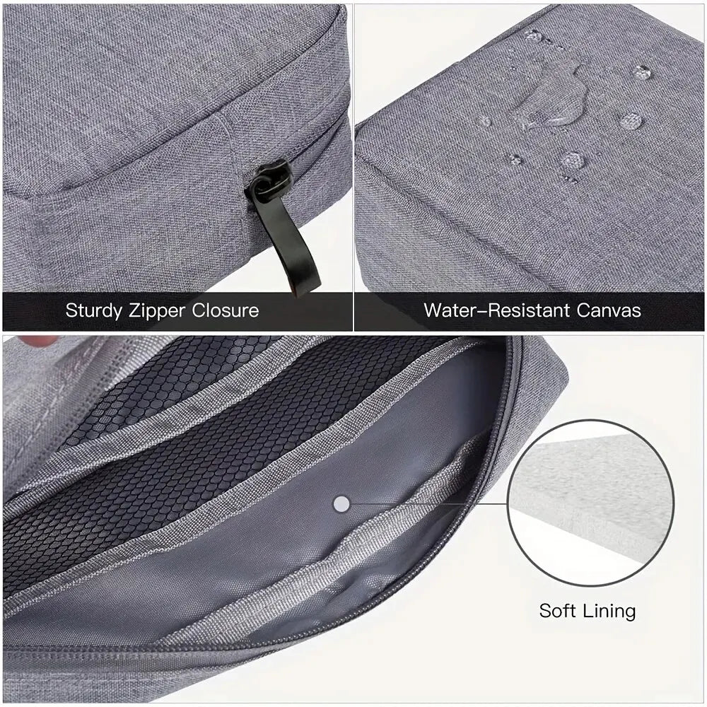 Travel Cable Organizer Bag – Portable Electronics & Cord Storage Pouch