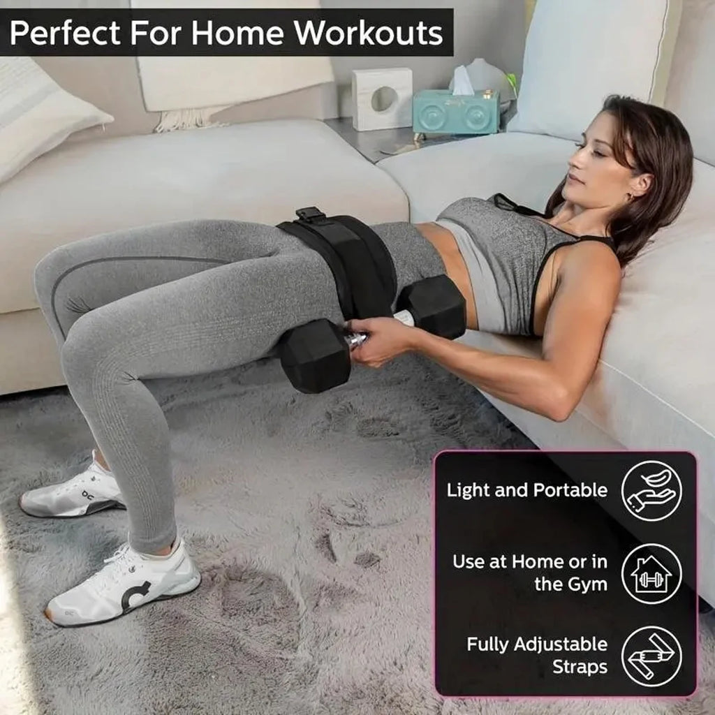 Adjustable Hip Resistance Training Belt – Home Workout Fitness Equipment