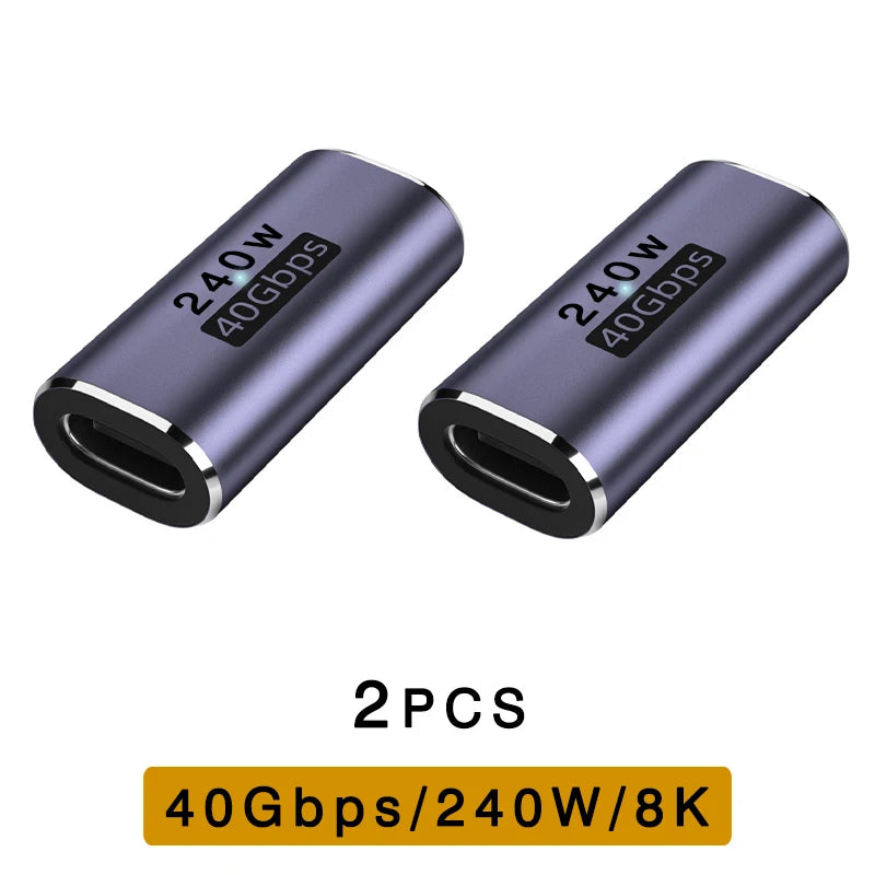 USB4 40Gbps USB-C Adapter Thunderbolt 3/4 240W
