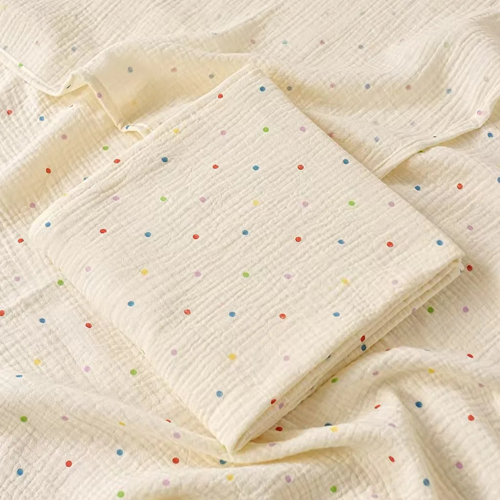 100×100cm Cotton Muslin Baby Swaddle Blanket – Soft Newborn Receiving Wrap