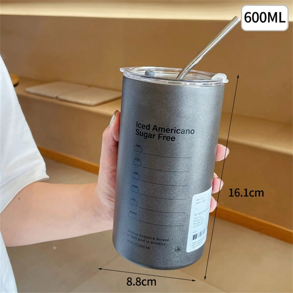 Gradient Sports Water Bottle with Capacity Markings