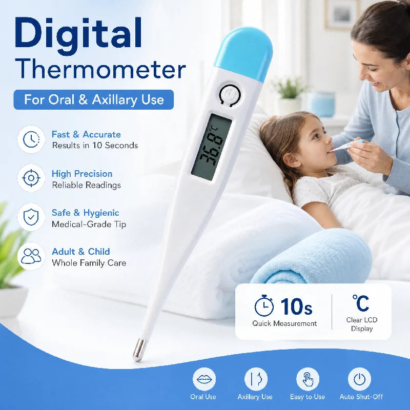 Digital Aquarium Water Thermometer – Accurate Temperature Meter for Fish Tanks