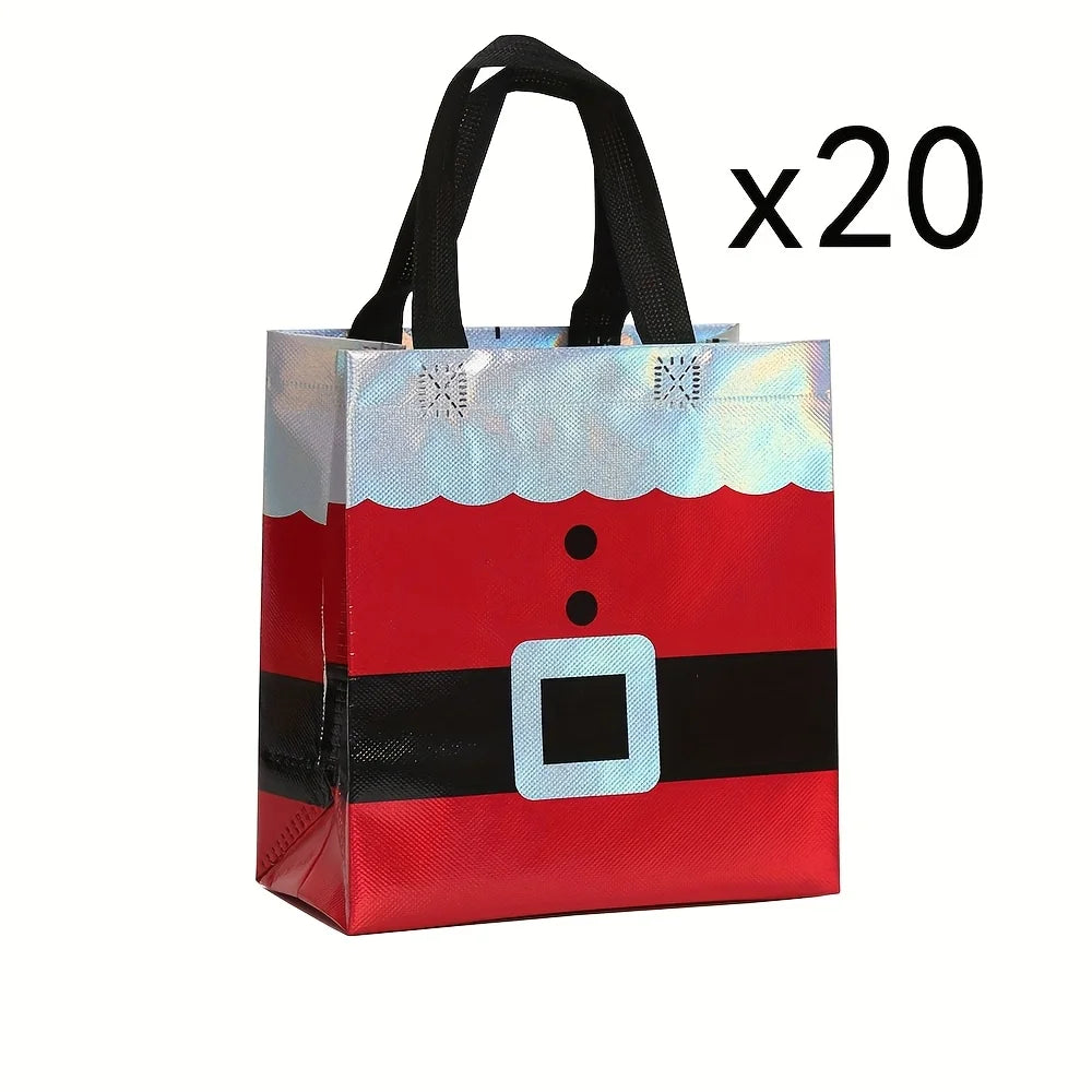 Christmas Gift Bags with Handles – 10/20 Pack