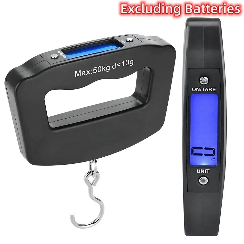 Digital Luggage Scale – Portable 50kg Travel Suitcase Scale
