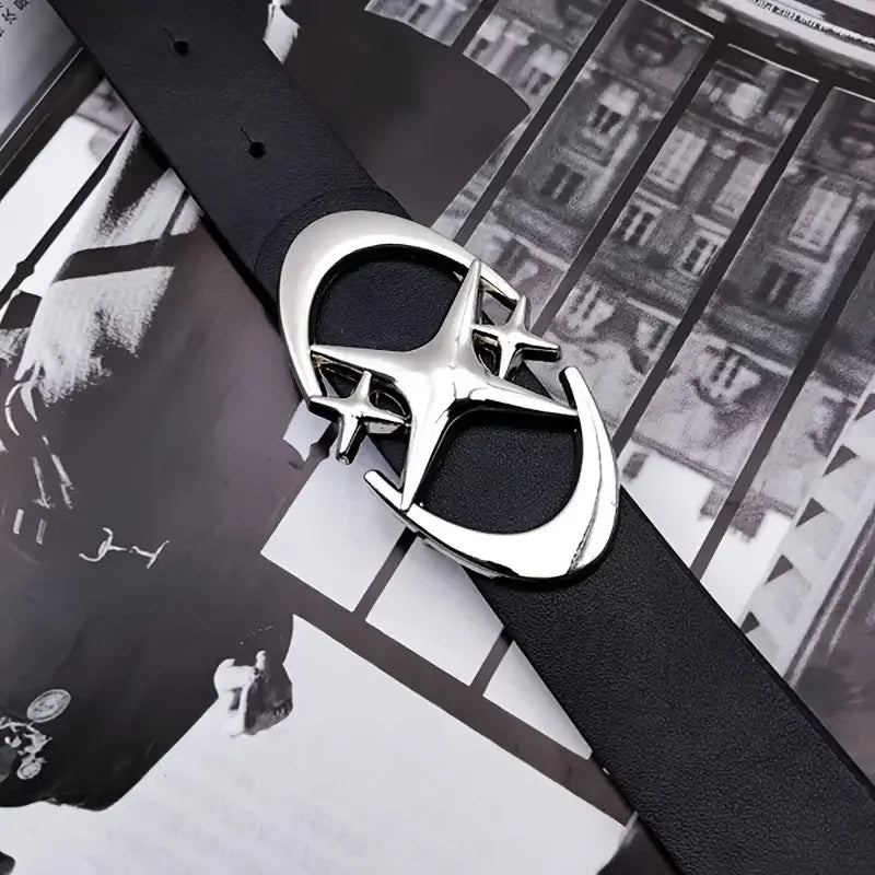 Women's Oval Metal Buckle Fashion Belt