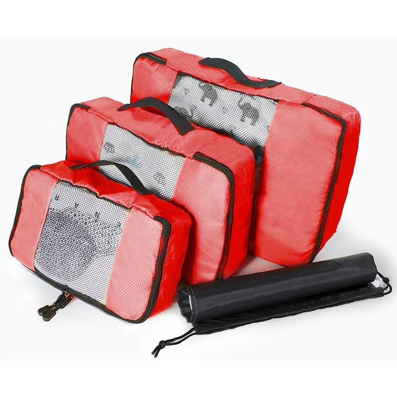 Travel Compression Packing Cubes – Luggage Organizer Bags