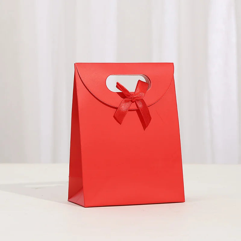50-Pack Paper Gift Bags with Handles for Parties & Holidays