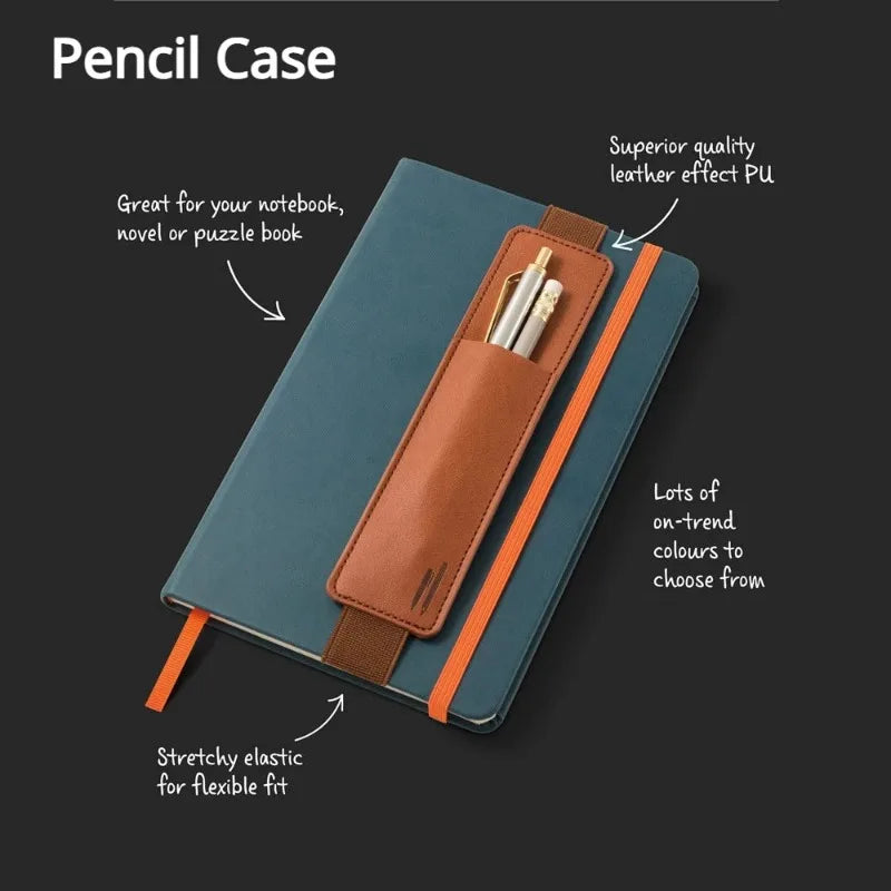 Elastic Pen Holder Pouch for Notebook & Journal