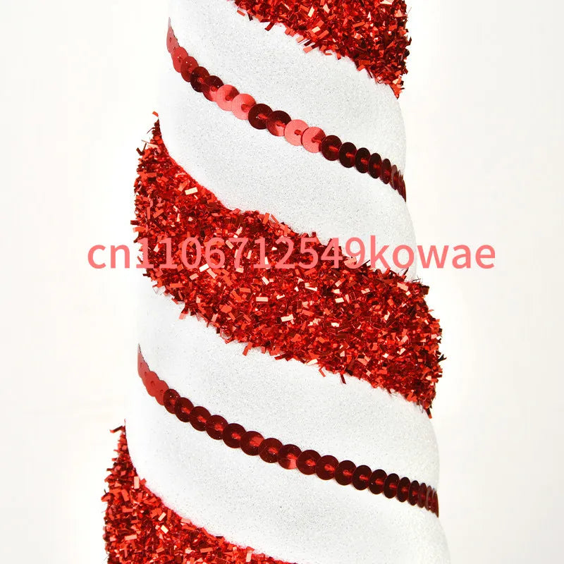 Christmas Conical Tree Tower V-Shaped Tabletop Decoration
