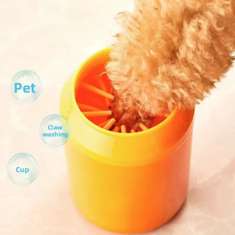 Portable Dog Paw Cleaner Cup – Soft Silicone Pet Foot Washer